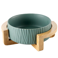 HKM-7805757 Modern Ceramic Cat Food and Drinking Bowl - Available in Multiple Colors