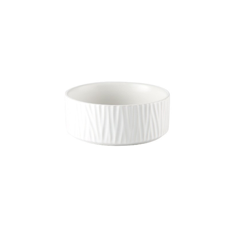 HKM-7805757 Modern Ceramic Cat Food and Drinking Bowl - Available in Multiple Colors