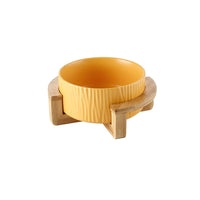 HKM-7805757 Modern Ceramic Cat Food and Drinking Bowl - Available in Multiple Colors