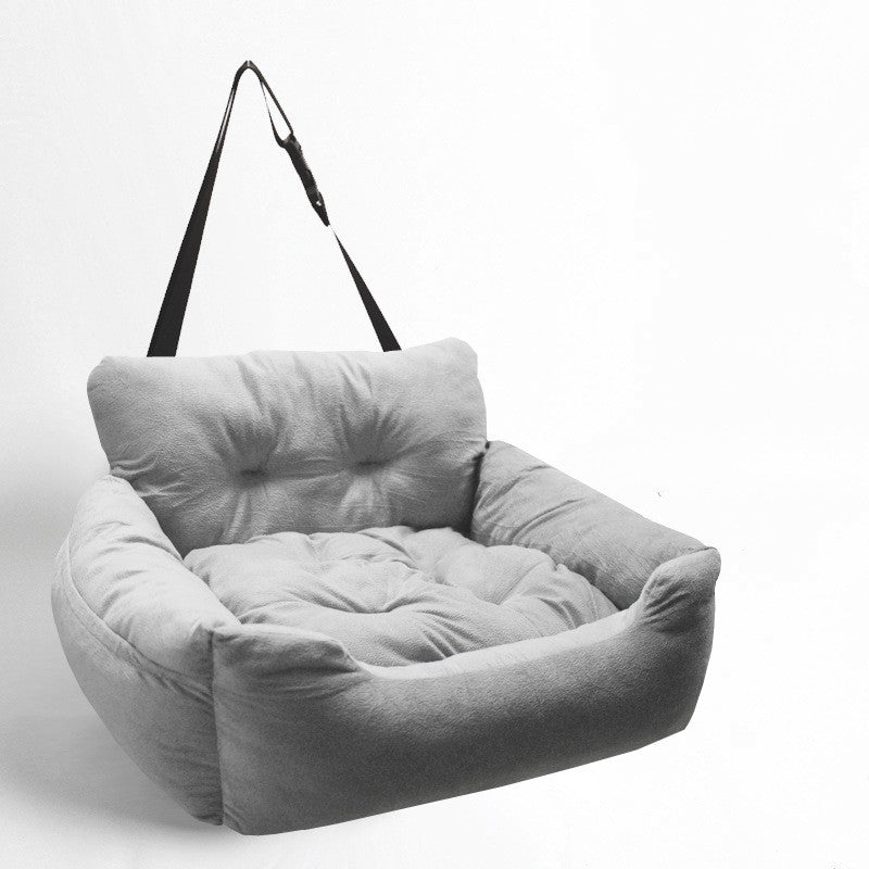 HKM-7806013 Stylish Dark Grey Cat and Dog Kennel - Comfortable Cloth Pet Seat 55cm x 50cm x 32cm