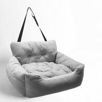 HKM-7806013 Stylish Dark Grey Cat and Dog Kennel - Comfortable Cloth Pet Seat 55cm x 50cm x 32cm