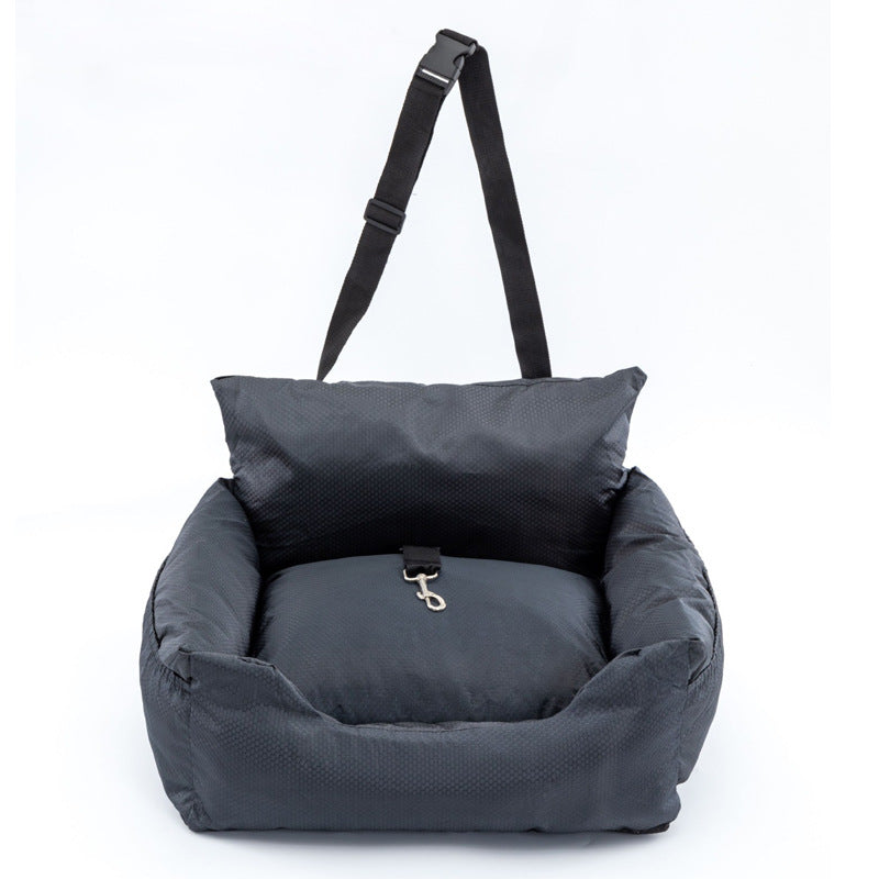 HKM-7806013 Stylish Dark Grey Cat and Dog Kennel - Comfortable Cloth Pet Seat 55cm x 50cm x 32cm