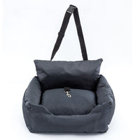 HKM-7806013 Stylish Dark Grey Cat and Dog Kennel - Comfortable Cloth Pet Seat 55cm x 50cm x 32cm