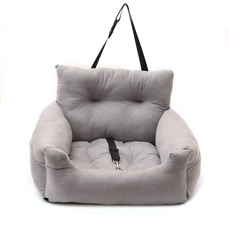 HKM-7806013 Stylish Dark Grey Cat and Dog Kennel - Comfortable Cloth Pet Seat 55cm x 50cm x 32cm
