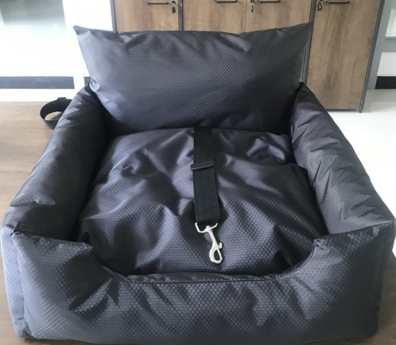 HKM-7806013 Stylish Dark Grey Cat and Dog Kennel - Comfortable Cloth Pet Seat 55cm x 50cm x 32cm