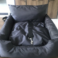 HKM-7806013 Stylish Dark Grey Cat and Dog Kennel - Comfortable Cloth Pet Seat 55cm x 50cm x 32cm