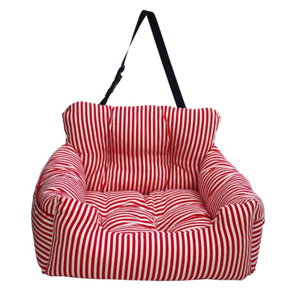 HKM-7806013 Stylish Dark Grey Cat and Dog Kennel - Comfortable Cloth Pet Seat 55cm x 50cm x 32cm