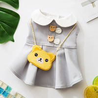 HKM-7806141 Summer Skirt Vest for Small Dogs and Cats in Bear and Carrot Designs