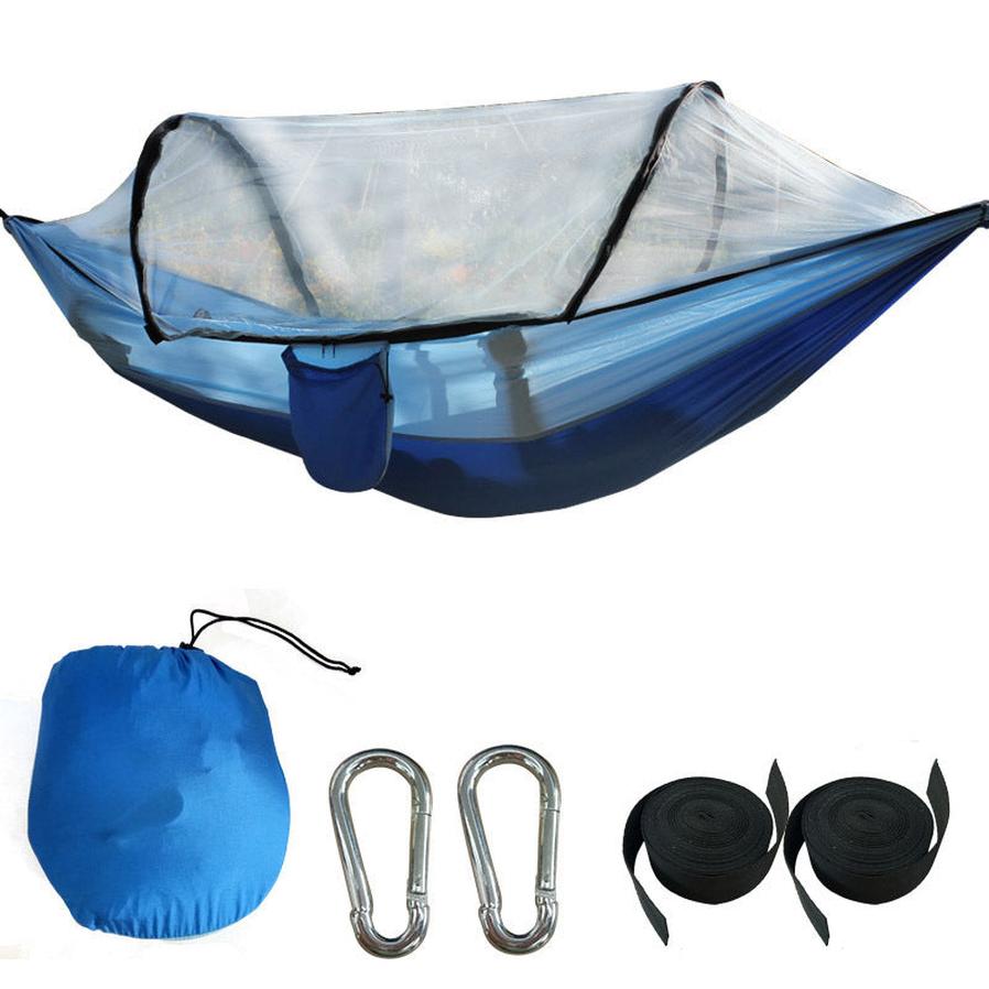 HKM-780819 Fully-Automatic Speed-Open Hammock with Insect Netting Solution