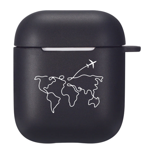 HKM-780819 TPU Silicone Flip Case Compatible with AirPods 2nd Generation - Stylish and Simple Design