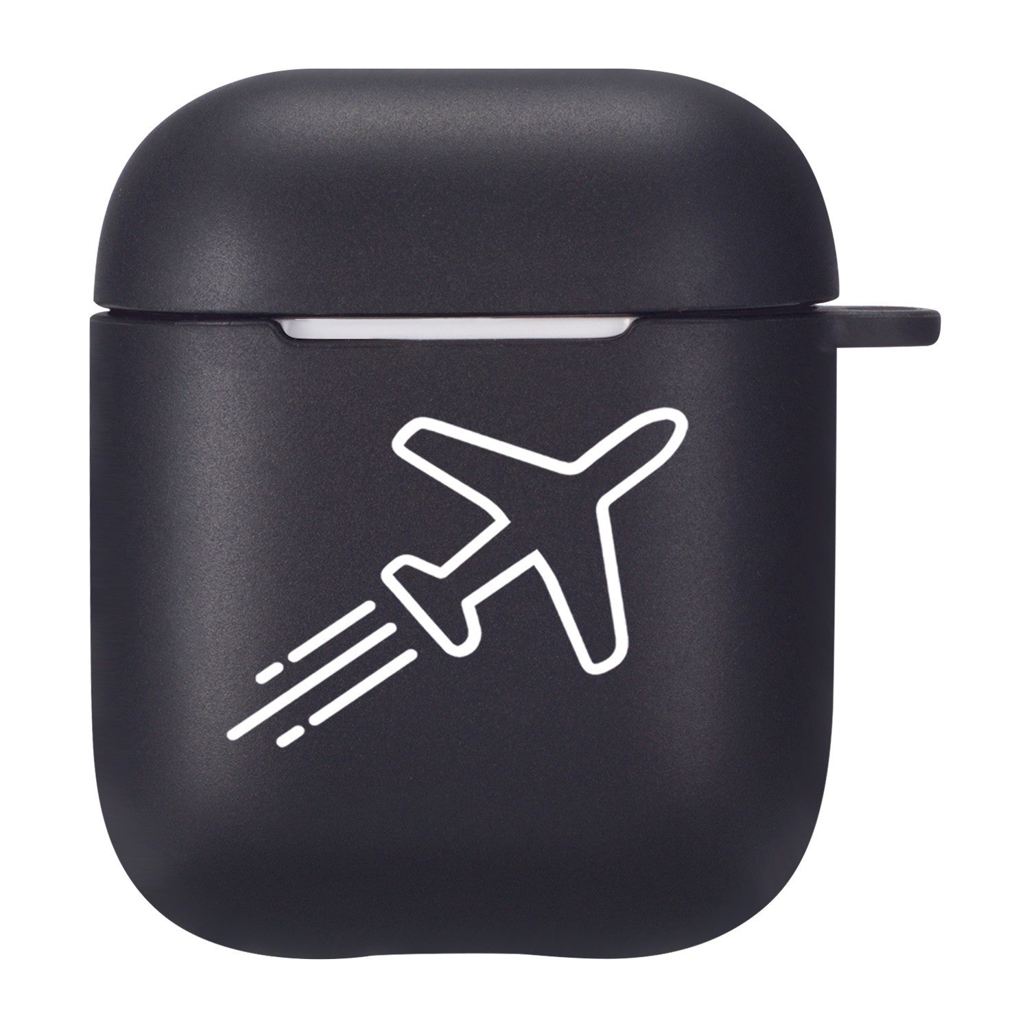 HKM-780819 TPU Silicone Flip Case Compatible with AirPods 2nd Generation - Stylish and Simple Design