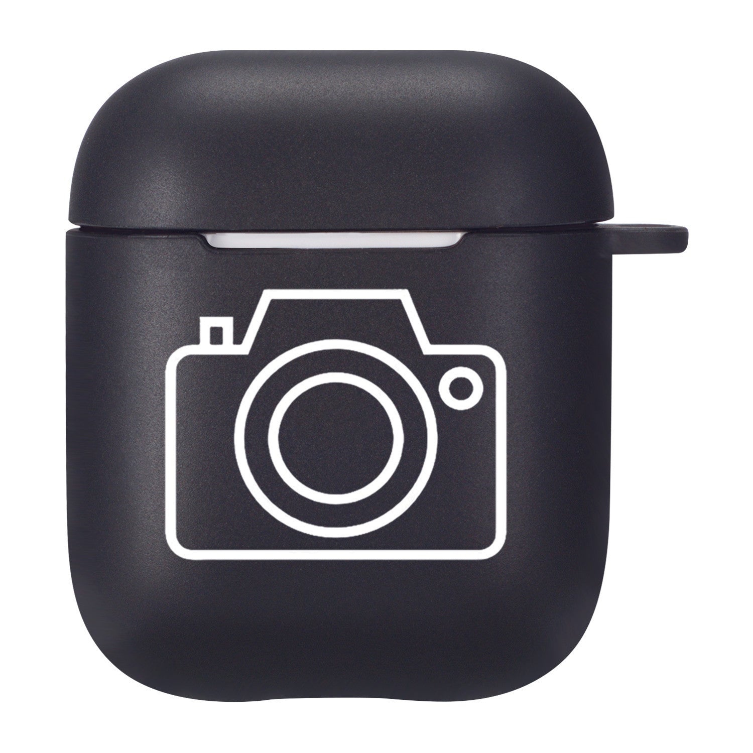 HKM-780819 TPU Silicone Flip Case Compatible with AirPods 2nd Generation - Stylish and Simple Design