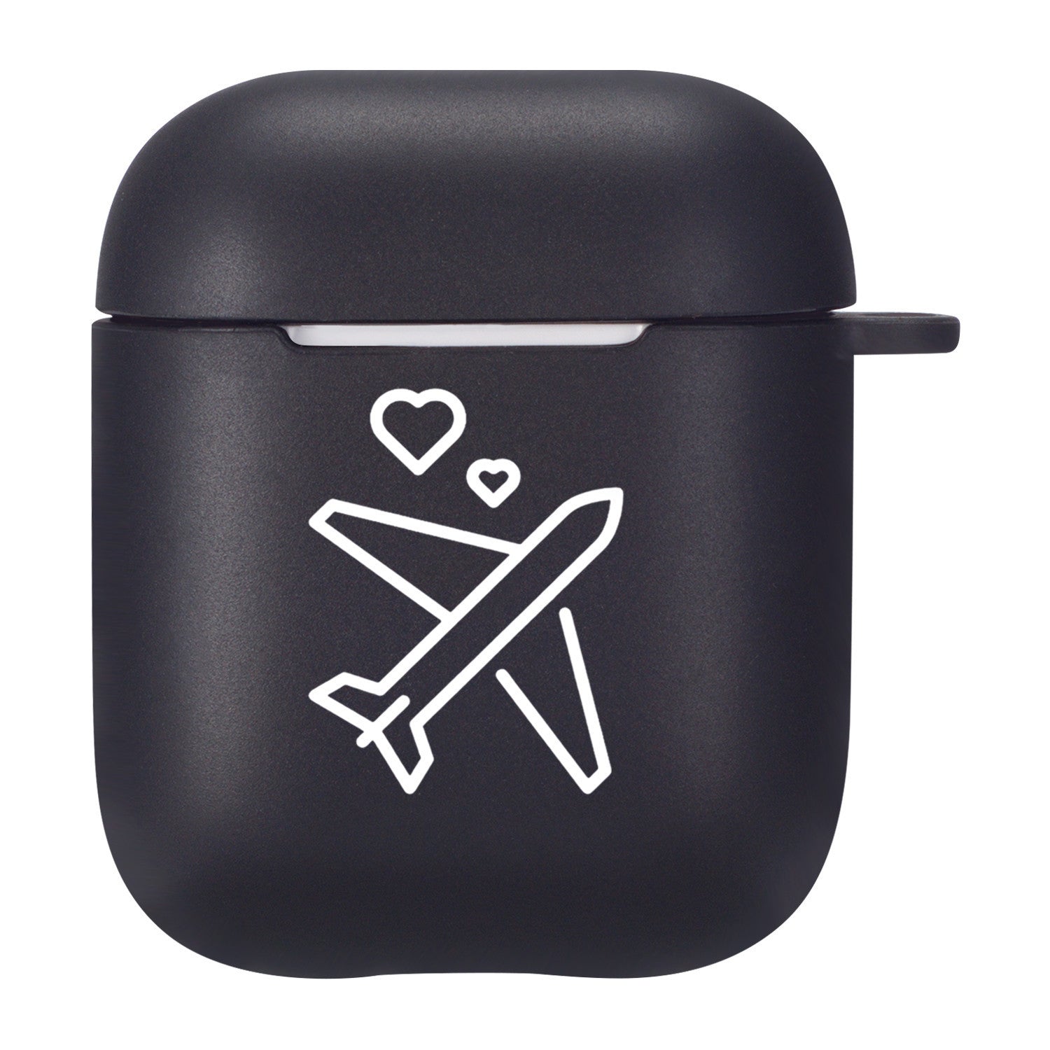 HKM-780819 TPU Silicone Flip Case Compatible with AirPods 2nd Generation - Stylish and Simple Design