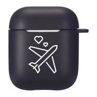 HKM-780819 TPU Silicone Flip Case Compatible with AirPods 2nd Generation - Stylish and Simple Design