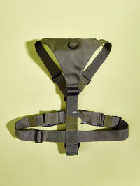 HKM-7808829 Adjustable Dog Chest Harness with Color Matching Leash - Durable 600D Oxford Cloth and Mesh Design