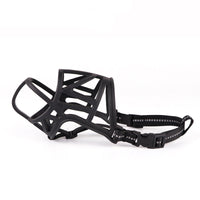 HKM-7809213 Dog Mouth Cover - Reinforced Designs Available in XS to XL with Adjustable Head and Mouth Circumference