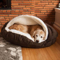 HKM-7809597 Removable Cat Nest and Kennel with Suede and Lambskin, Waterproof Design, Multiple Sizes Available