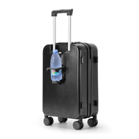 HKM-781011 Lightweight Cabin Trolley Suitcase with Laptop Compartment and Cup Holder