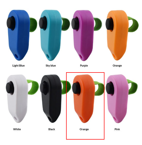 HKM-7810365 Hand-Activated Clicker Training Tool for Dog Obedience - Multiple Colors Available