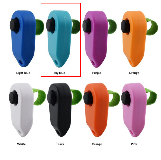 HKM-7810365 Hand-Activated Clicker Training Tool for Dog Obedience - Multiple Colors Available
