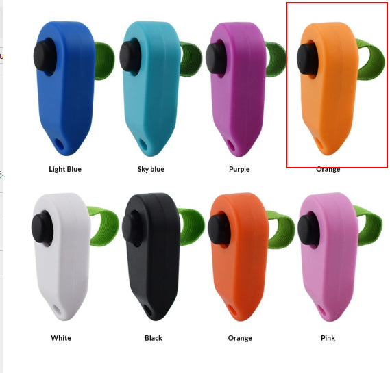 HKM-7810365 Hand-Activated Clicker Training Tool for Dog Obedience - Multiple Colors Available