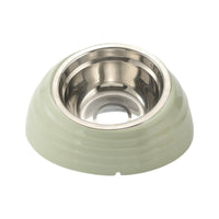 HKM-7811517 Stainless Steel Cat Bowl in Light Green, Beige, and Brown Variants
