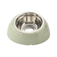HKM-7811517 Stainless Steel Cat Bowl in Light Green, Beige, and Brown Variants
