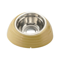 HKM-7811517 Stainless Steel Cat Bowl in Light Green, Beige, and Brown Variants