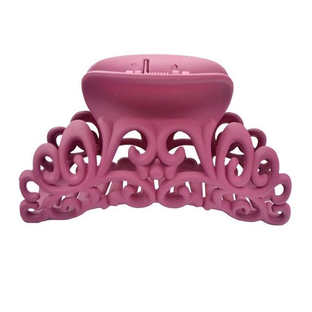 HKM-781203 Plastic Hair Claw Clip - 9.4 x 5.5 cm, Versatile and Stylish Hair Accessory