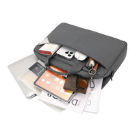 HKM-781331 Large Capacity Laptop Tote Bag - Durable Black Computer Case for Travel and Everyday Use