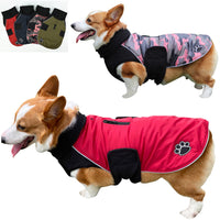 HKM-7813693 Reversible Winter Fleece Coat for Pets - Soft, Warm, Casual Design