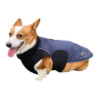 HKM-7813693 Reversible Winter Fleece Coat for Pets - Soft, Warm, Casual Design