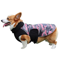 HKM-7813693 Reversible Winter Fleece Coat for Pets - Soft, Warm, Casual Design