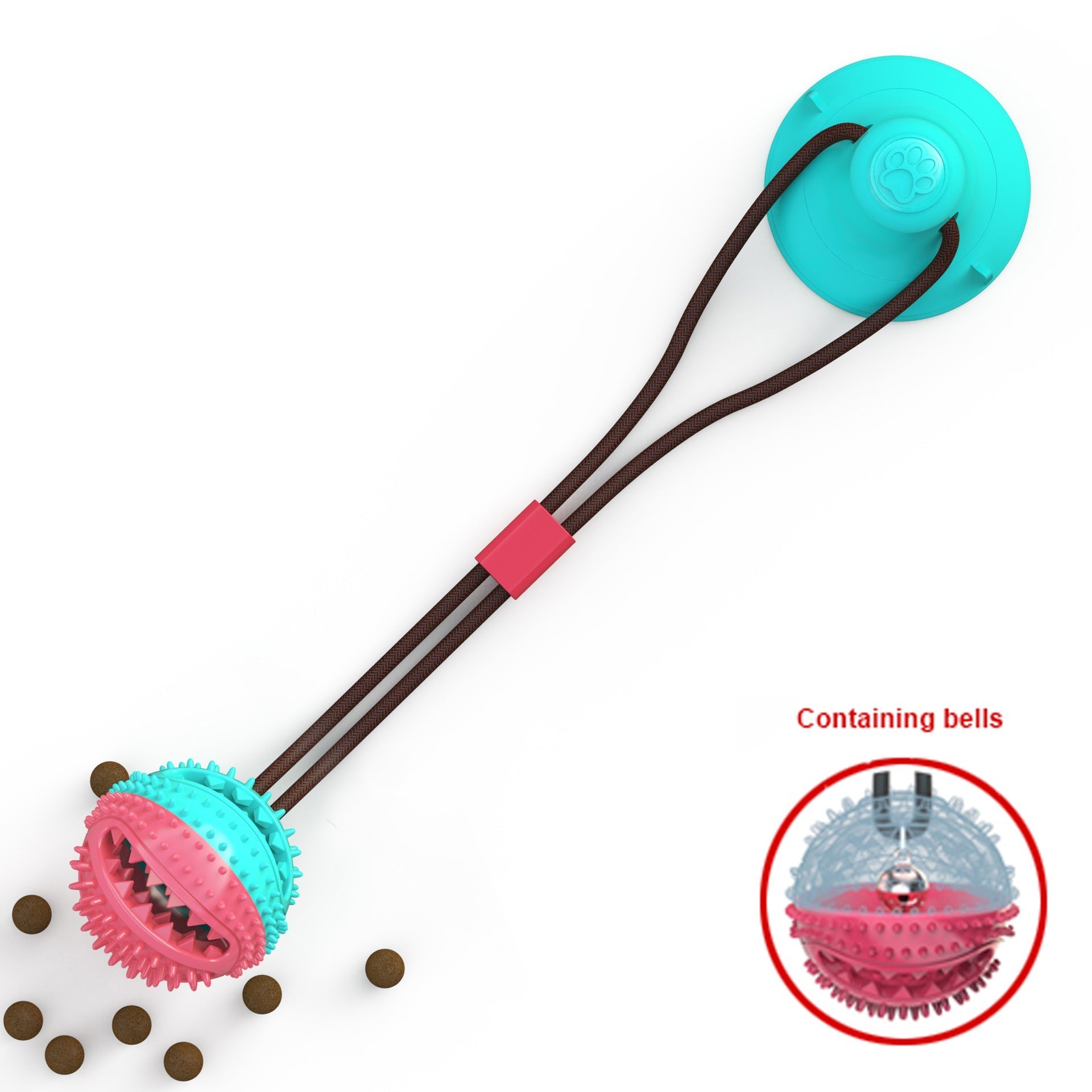 HKM-7813949 Durable TPR Drawstring Ball for Dogs of All Sizes