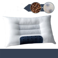 HKM-781459 Cervical Cotton & Buckwheat Seed Pillow with Magnet and Cassia Options