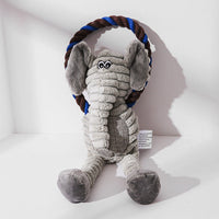 HKM-7814973 Interactive Plush Sound Toys for Pets - Monkey, Lion, Elephant Shapes