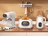 HKM-781523 Smart Touch Control 2-Slice Retro Toaster with Touch Screen Functionality