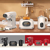 HKM-781523 Smart Touch Control 2-Slice Retro Toaster with Touch Screen Functionality