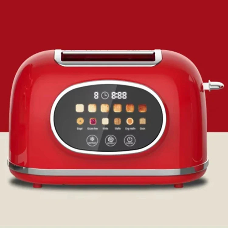 HKM-781523 Smart Touch Control 2-Slice Retro Toaster with Touch Screen Functionality