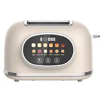 HKM-781523 Smart Touch Control 2-Slice Retro Toaster with Touch Screen Functionality