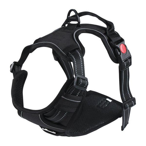 HKM-7816765 Reflective Oxford Cloth Dog Chest Strap with Leash for Large Dogs
