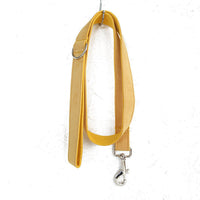 HKM-7817277 Durable Yellow Polyester Dog Collar Traction Rope for Pets