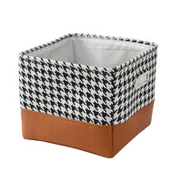 HKM-7817533 Versatile Oxford Fabric Toy Storage Box with Metal Handles - 30cm x 30cm x 24cm