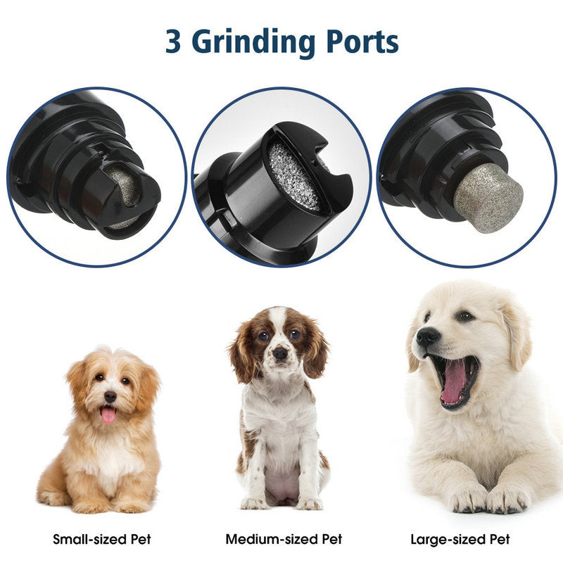 HKM-7819069 Silent Pet Nail Grinder with Adjustable Speeds and Ergonomic Design