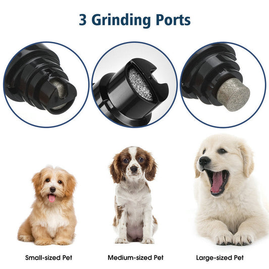 HKM-7819069 Silent Pet Nail Grinder with Adjustable Speeds and Ergonomic Design