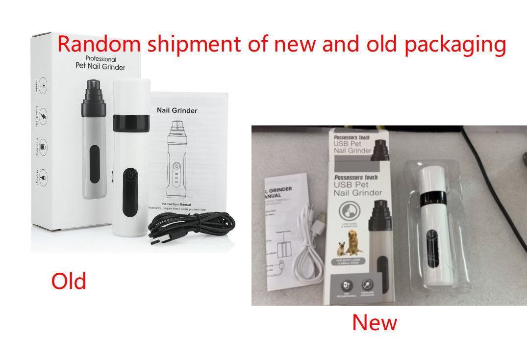 HKM-7819069 Silent Pet Nail Grinder with Adjustable Speeds and Ergonomic Design