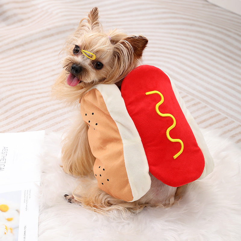 HKM-7820733 Pet Nun Cloak Halloween Costume for Dogs and Cats - Polyester Outfit in Various Sizes