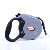 HKM-7820861 Retractable Dog Leash for Medium and Large Dogs - 5M Flat or 8M Round Rope, Durable ABS and Nylon Materials