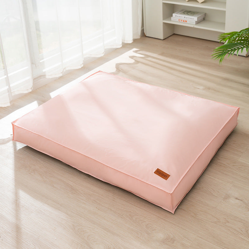 HKM-7821117 Memory Foam Waterproof Pet Bed Mat for Small to Large Dogs and Cats, Removable and Washable with Non-Slip Bottom