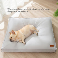 HKM-7821117 Memory Foam Waterproof Pet Bed Mat for Small to Large Dogs and Cats, Removable and Washable with Non-Slip Bottom
